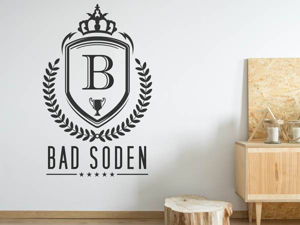 Wandtattoo Bad Soden Wappen