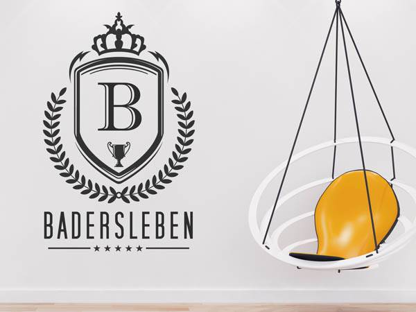 Wandtattoo Badersleben Wappen