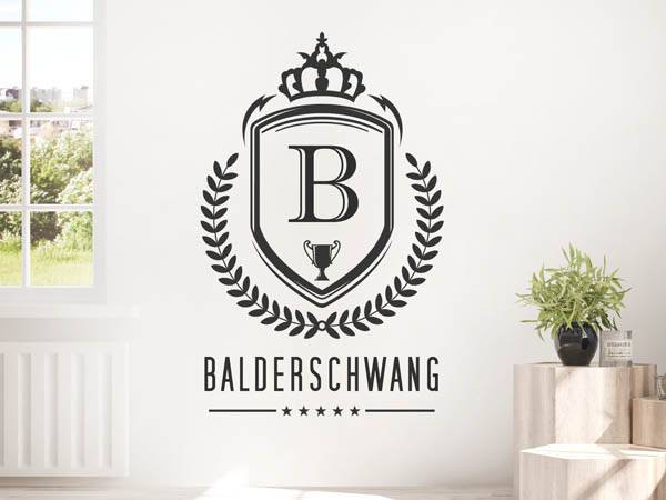 Wandtattoo Balderschwang Wappen