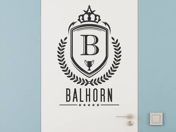 Wandtattoo Balhorn Wappen