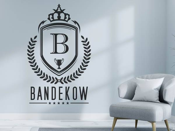 Wandtattoo Bandekow Wappen