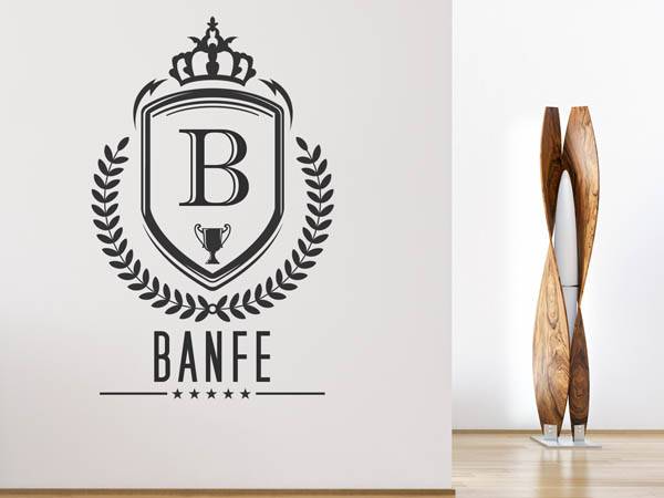 Wandtattoo Banfe Wappen