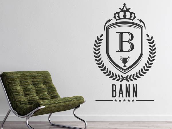 Wandtattoo Bann Wappen