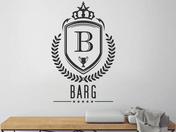 Wandtattoo Barg Wappen