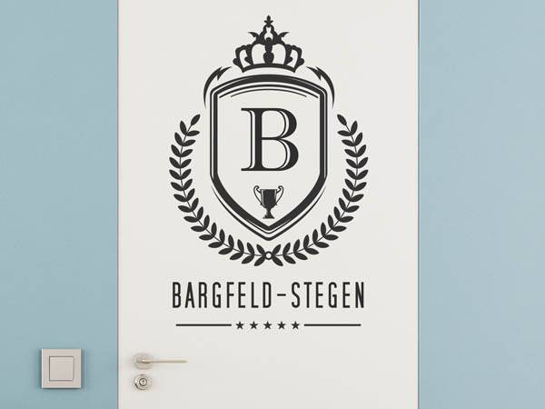 Wandtattoo Bargfeld-Stegen Wappen