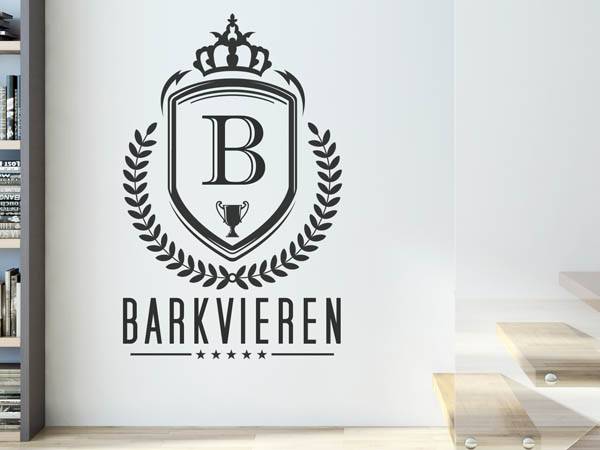 Wandtattoo Barkvieren Wappen