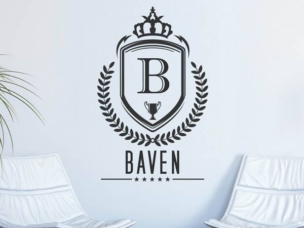Wandtattoo Baven Wappen