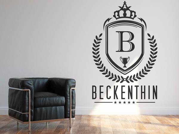 Wandtattoo Beckenthin Wappen