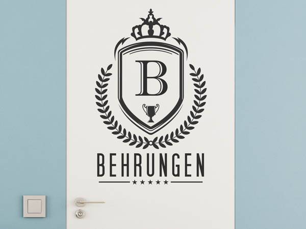 Wandtattoo Behrungen Wappen