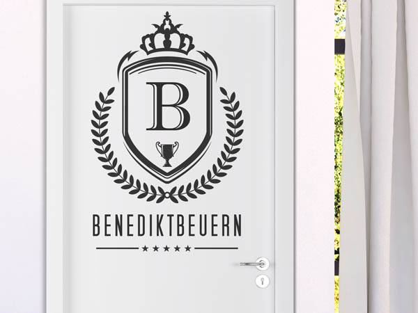 Wandtattoo Benediktbeuern Wappen