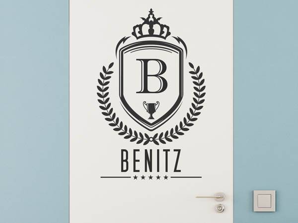 Wandtattoo Benitz Wappen