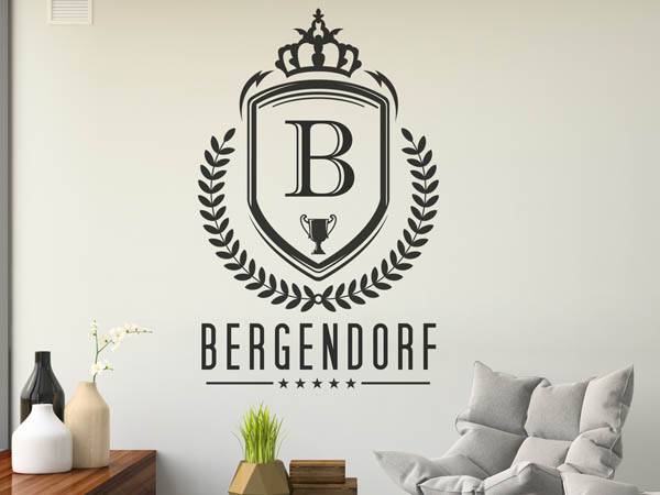 Wandtattoo Bergendorf Wappen