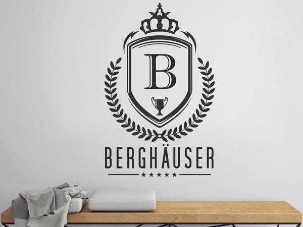 Wandtattoo Berghäuser Wappen