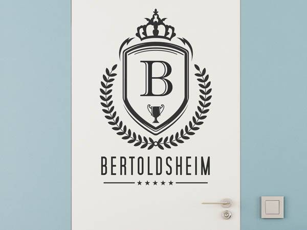 Wandtattoo Bertoldsheim Wappen