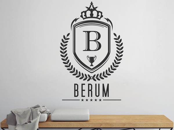 Wandtattoo Berum Wappen