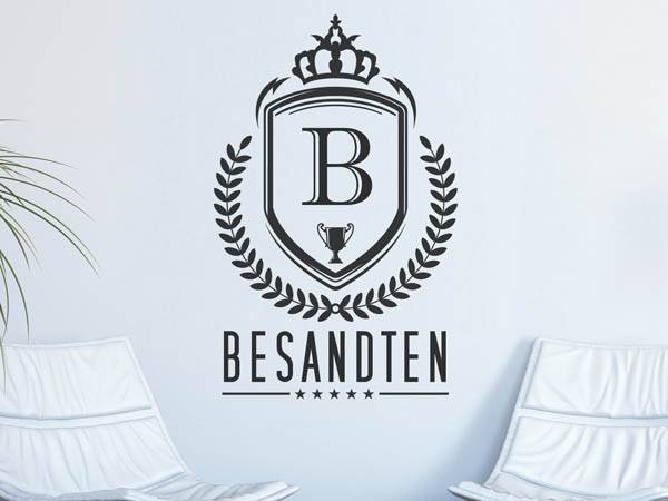 Wandtattoo Besandten Wappen