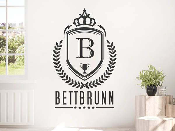 Wandtattoo Bettbrunn Wappen