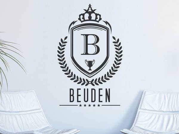 Wandtattoo Beuden Wappen