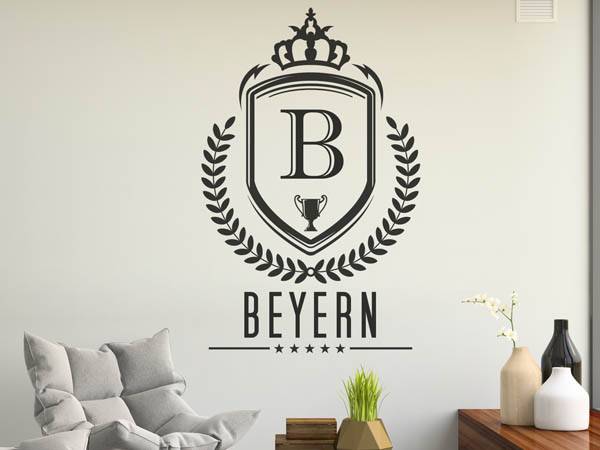 Wandtattoo Beyern Wappen