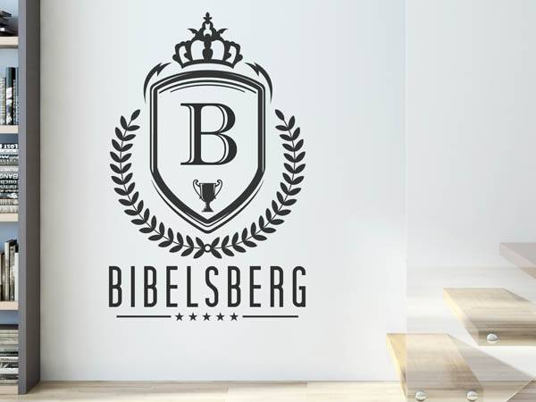 Wandtattoo Bibelsberg Wappen