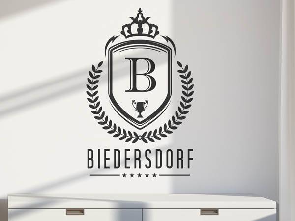 Wandtattoo Biedersdorf Wappen