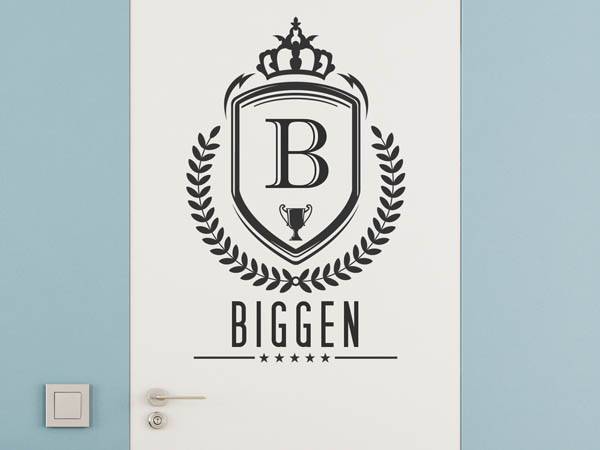 Wandtattoo Biggen Wappen