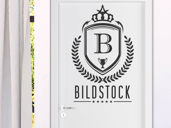 Wandtattoo Bildstock Wappen