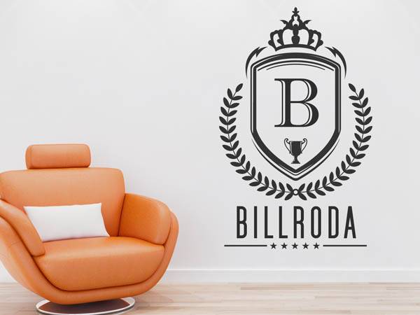 Wandtattoo Billroda Wappen