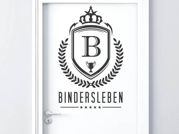 Wandtattoo Bindersleben Wappen