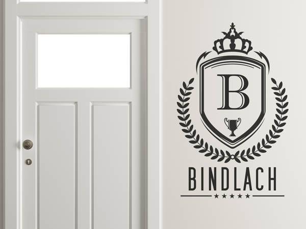 Wandtattoo Bindlach Wappen
