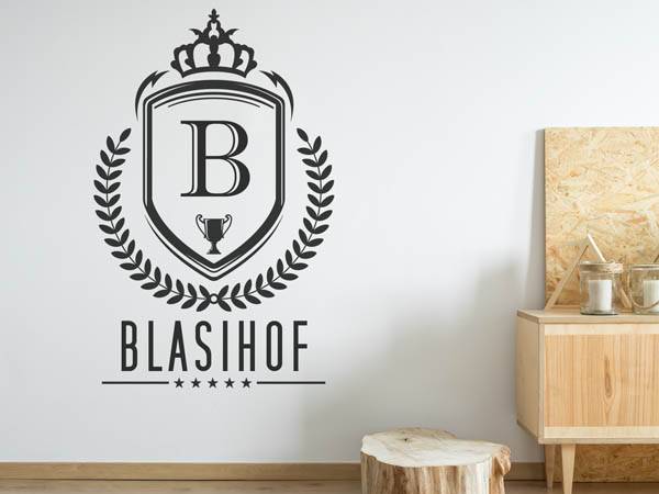 Wandtattoo Blasihof Wappen