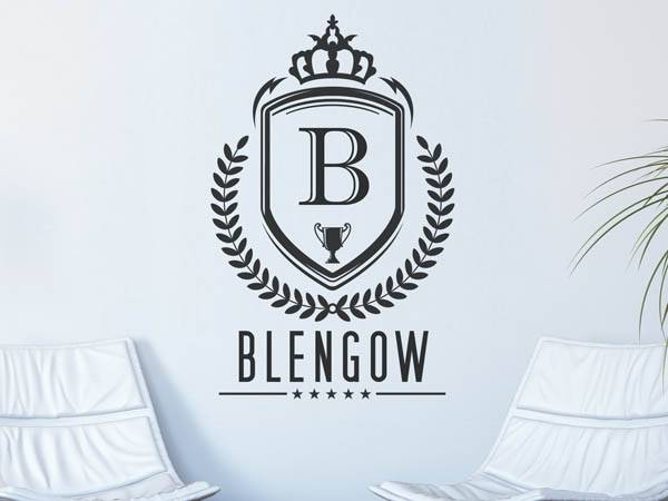 Wandtattoo Blengow Wappen