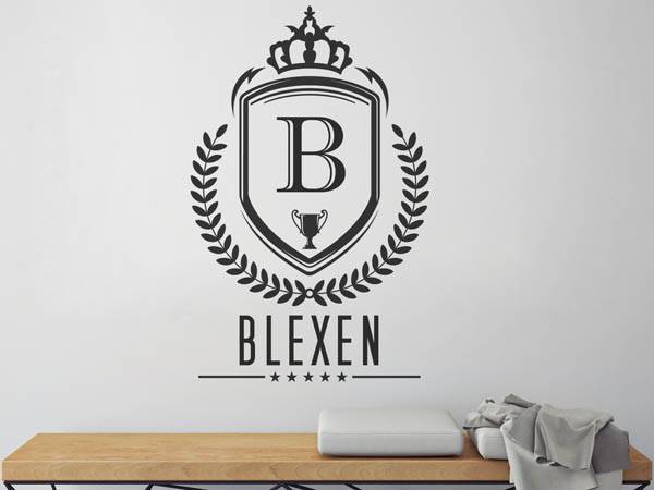 Wandtattoo Blexen Wappen