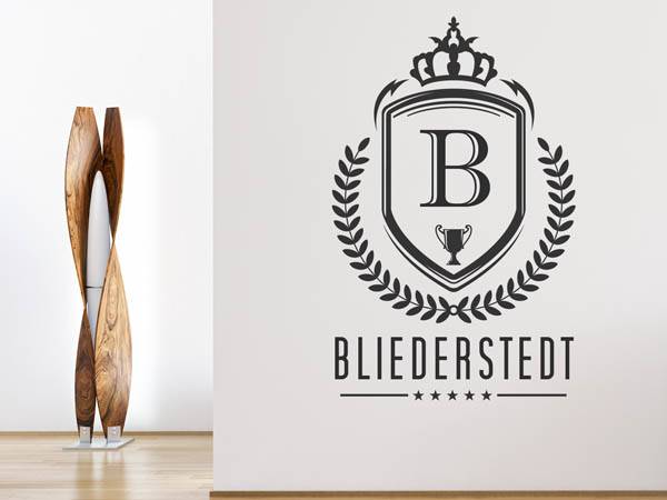 Wandtattoo Bliederstedt Wappen