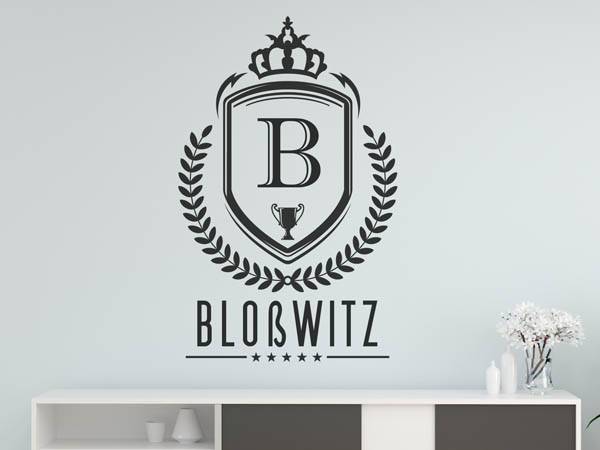 Wandtattoo Bloßwitz Wappen