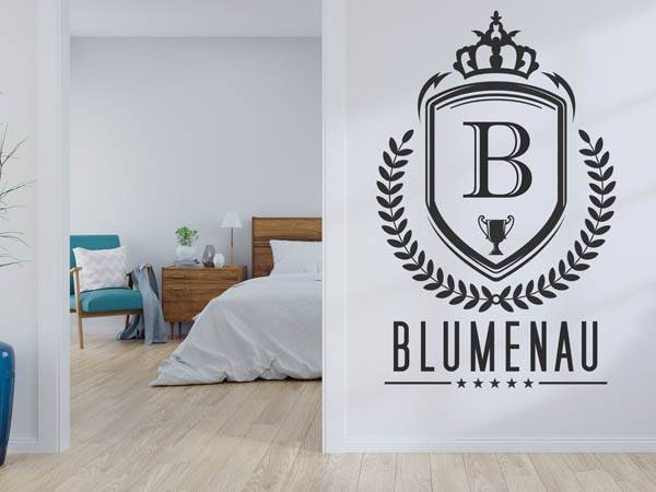 Wandtattoo Blumenau Wappen