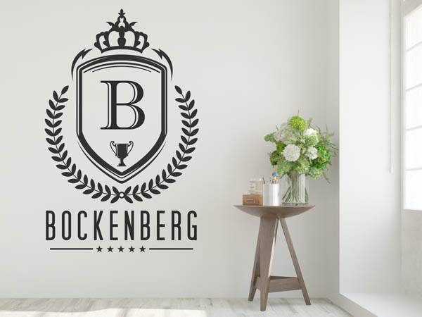 Wandtattoo Bockenberg Wappen