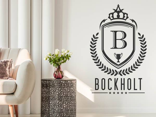 Wandtattoo Bockholt Wappen
