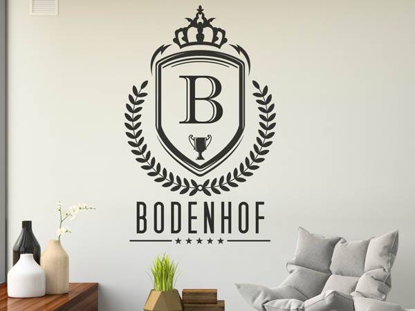 Wandtattoo Bodenhof Wappen