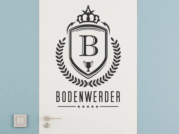 Wandtattoo Bodenwerder Wappen