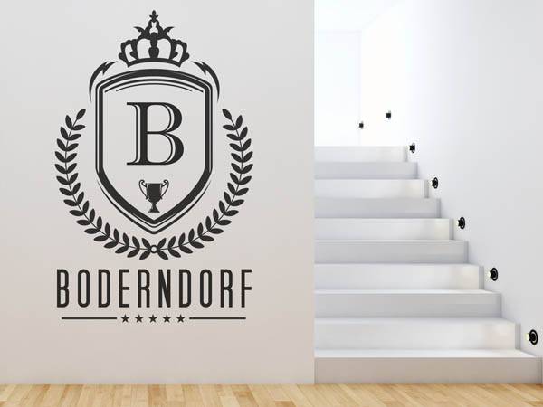 Wandtattoo Boderndorf Wappen