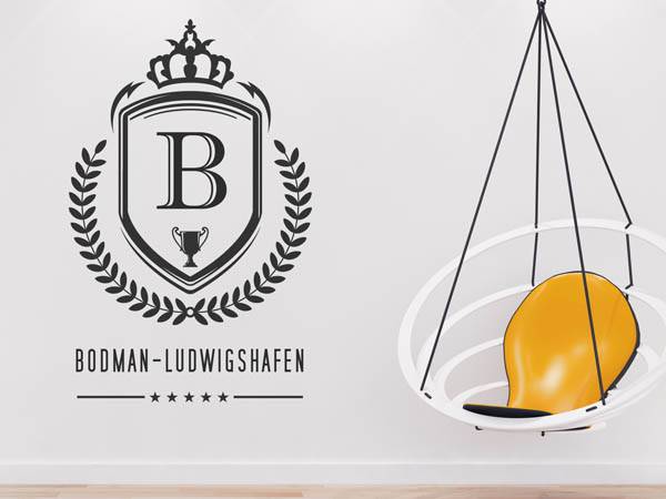Wandtattoo Bodman-Ludwigshafen Wappen