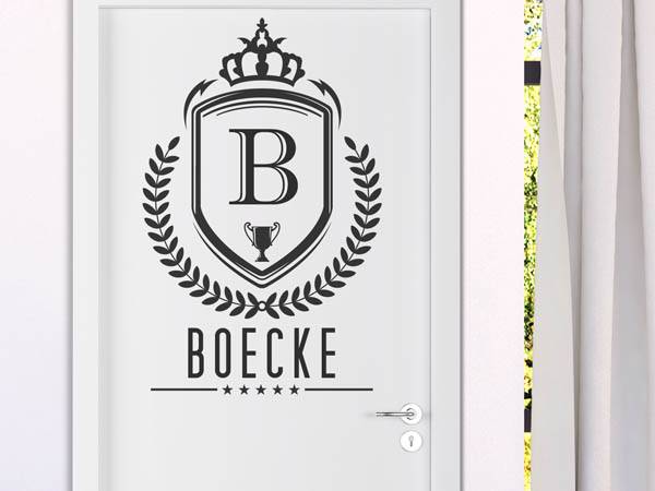 Wandtattoo Boecke Wappen