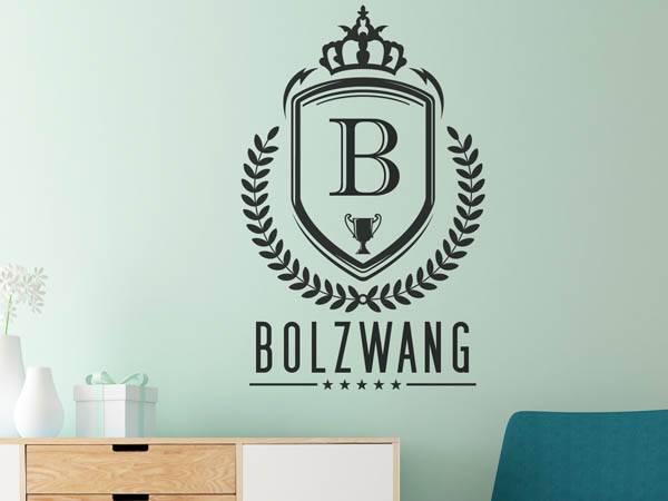 Wandtattoo Bolzwang Wappen