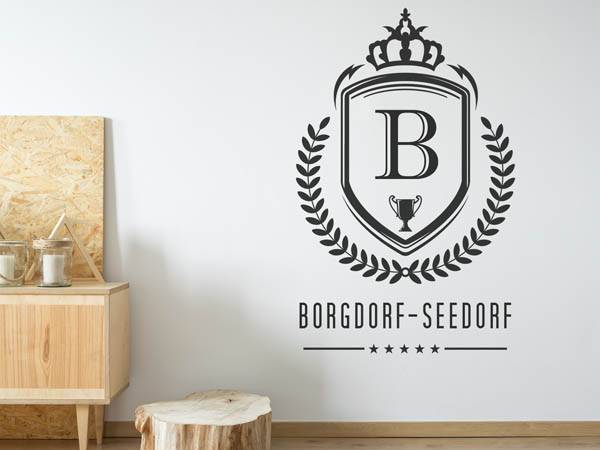 Wandtattoo Borgdorf-Seedorf Wappen