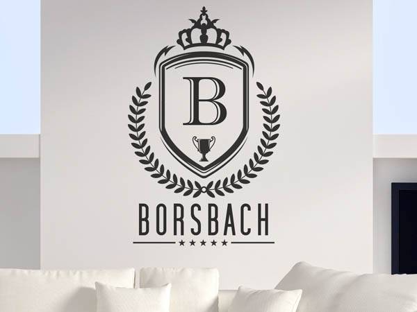 Wandtattoo Borsbach Wappen