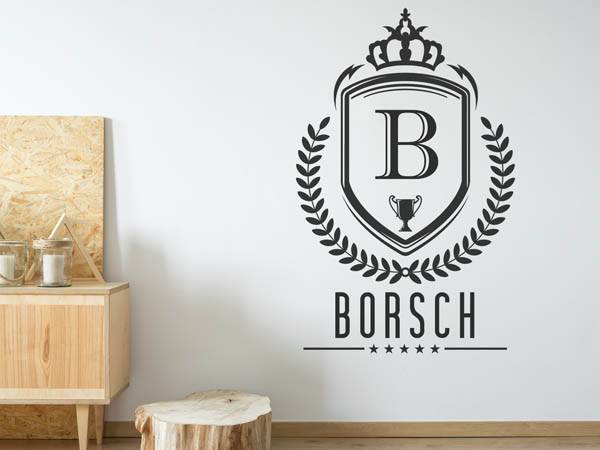 Wandtattoo Borsch Wappen