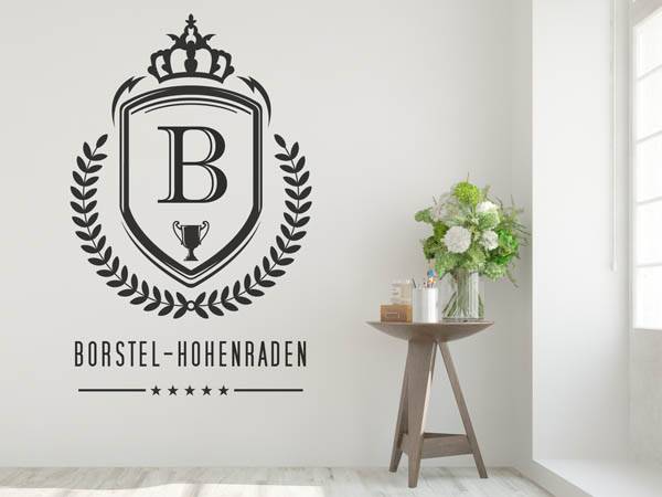 Wandtattoo Borstel-Hohenraden Wappen