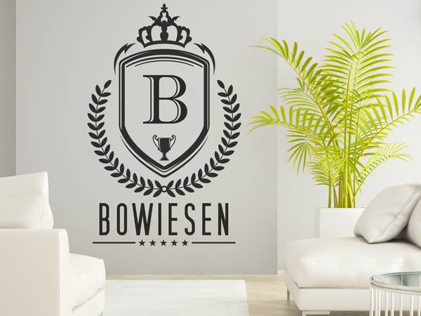 Wandtattoo Bowiesen Wappen