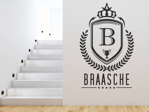 Wandtattoo Braasche Wappen